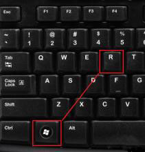 键盘按钮win+r